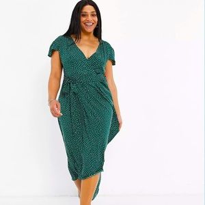 AX Paris/ASOS Curve V-Neck Wrap Dress Size 24
